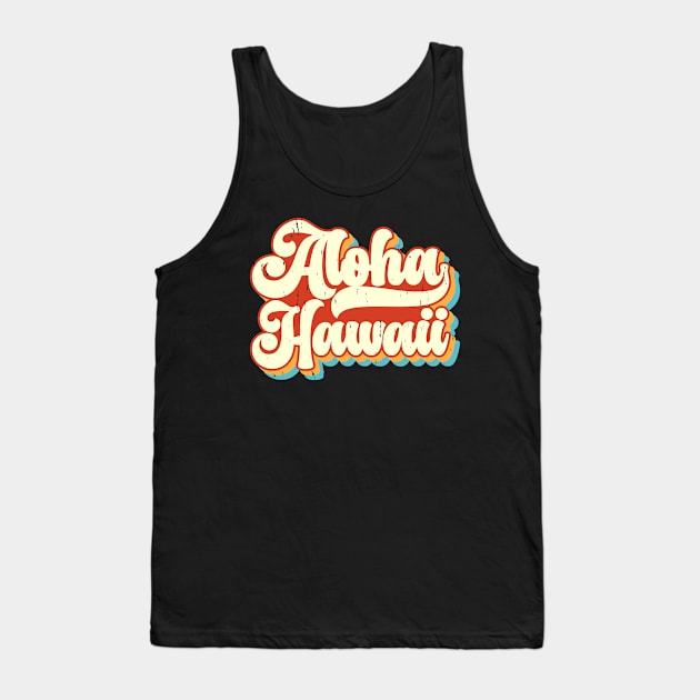 Aloha Hawaii T Shirt For Women Men Tank Top by Xamgi